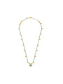 Collana Marlù Occhio Cristallo Blu Oro 18CN129G-T Regolabile