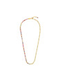 Collana Marlù Perline Colorate Oro 18CN130G-RGB Doppia Catena