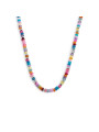 Collana Marlù Perline Colorate 18CN131-RGB Acciaio Regolabile