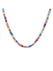 Collana Marlù Perline Colorate 18CN131-RGB Acciaio Regolabile
