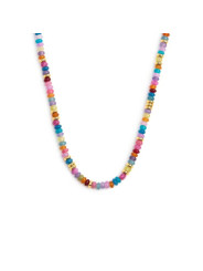Collana Marlù Perline Colorate 18CN131-RGB Acciaio Regolabile
