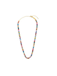 Collana Marlù Perline Colorate 18CN131-RGB Acciaio Regolabile