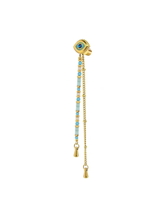Orecchino Marlù Occhio Doppia Catena Oro 118OR128G-T