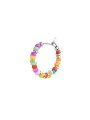 Orecchino Unisex Marlù 18OR129-RGB a cerchio con perline colorate