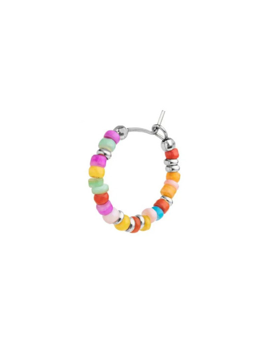 Orecchino Unisex Marlù 18OR129-RGB a cerchio con perline colorate