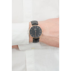 Orologio Solo Tempo Uomo Daniel Wellington Classic DW00100127 Rosè, Nero 40mm