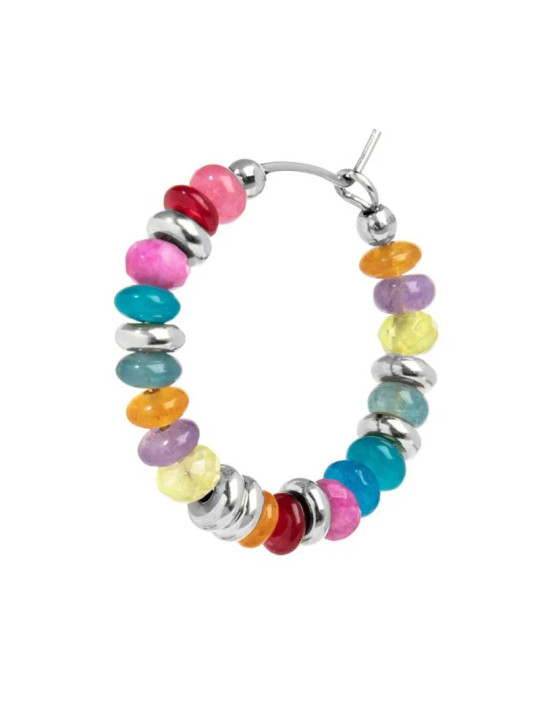 copy of copy of Orecchino Unisex Marlù 18OR129-RGB a cerchio con perline colorate