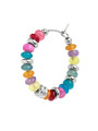 copy of copy of Orecchino Unisex Marlù 18OR129-RGB a cerchio con perline colorate