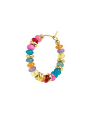 copy of copy of copy of Orecchino Unisex Marlù 18OR129-RGB a cerchio con perline colorate