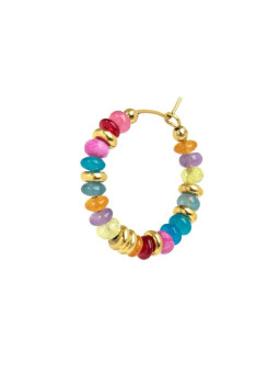 copy of copy of copy of Orecchino Unisex Marlù 18OR129-RGB a cerchio con perline colorate