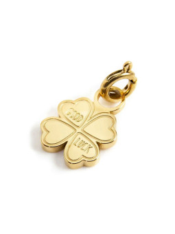 Charm Marlù Quadrifoglio Good Luck Oro 18CH089G Acciaio