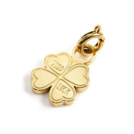Charm Marlù Quadrifoglio Good Luck Oro 18CH089G Acciaio