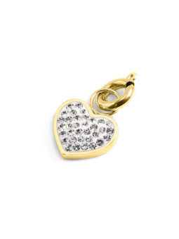 Charm Marlù Cuore Cristalli Oro 18CH091G-W Acciaio
