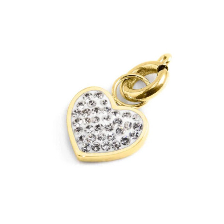 Charm Marlù Cuore Cristalli Oro 18CH091G-W Acciaio