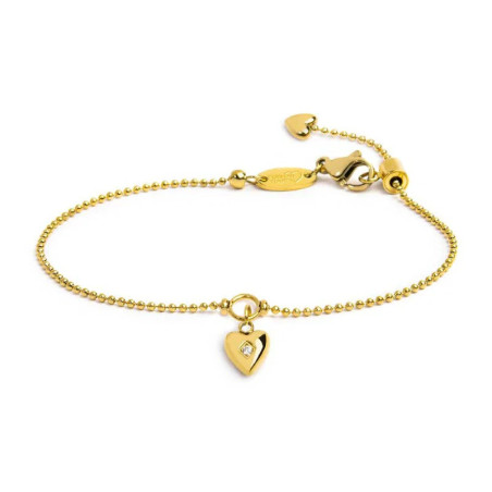 copy of copy of Bracciale Donna Marlù 18BR222G-T di ematite sfacetttata con occhio centrale Oro