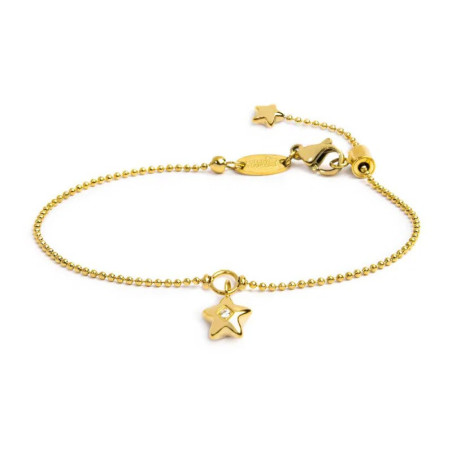copy of copy of copy of Bracciale Donna Marlù 18BR222G-T di ematite sfacetttata con occhio centrale Oro