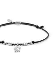 Bracciale Marlù Stella Zircone Nero 18BR217-N Cordino Donna