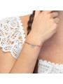 Bracciale Marlù Stella Zircone Rosso 18BR217-R Cordino Donna