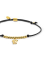 Bracciale Marlù Stella Zircone Nero Oro 18BR217G-N Cordino