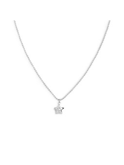 Collana Marlù Stella Zircone 18CN124 Acciaio Silver Donna