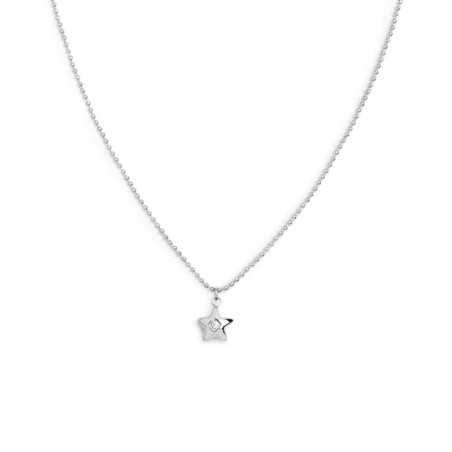 Collana Marlù Stella Zircone 18CN124 Acciaio Silver Donna