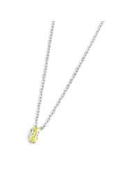 Collana Donna Marlù 2CN0048-V con zircone baguette