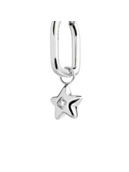 Orecchino Marlù Ovale Stella Zircone 18OR120 Acciaio Donna