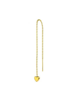 Orecchino Marlù Pendente Cuore Oro 18OR121G Catena Sfere