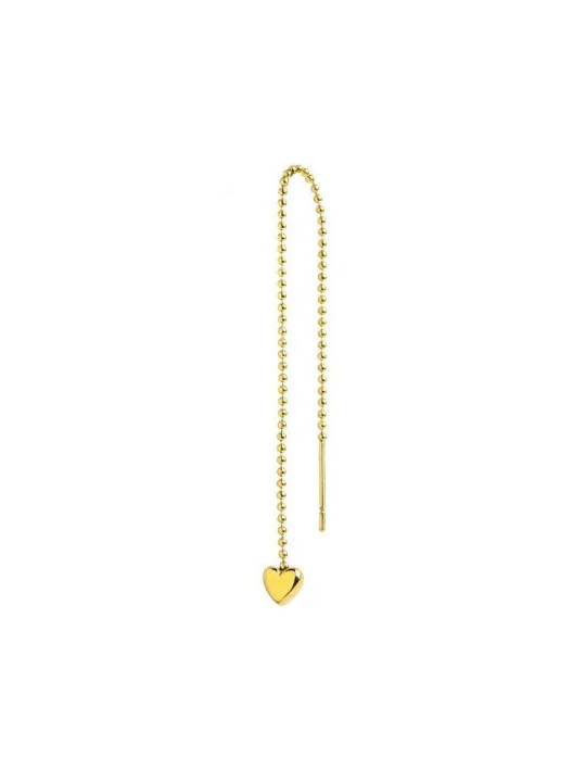 Orecchino Marlù Pendente Cuore Oro 18OR121G Catena Sfere
