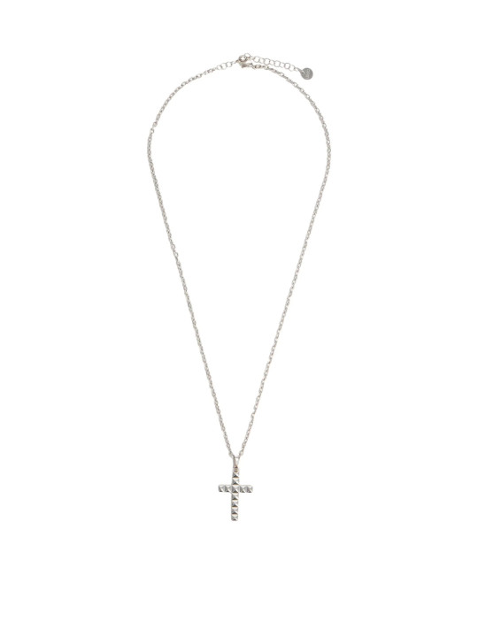 Collana Uomo Liu Jo MLJ666 Croce Acciaio Silver