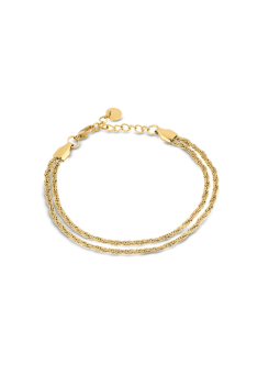 Bracciale Donna Ops Objects OPSBR-1018 Doppia Catena Acciaio Oro