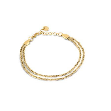 Bracciale Donna Ops Objects OPSBR-1018 Doppia Catena Acciaio Oro