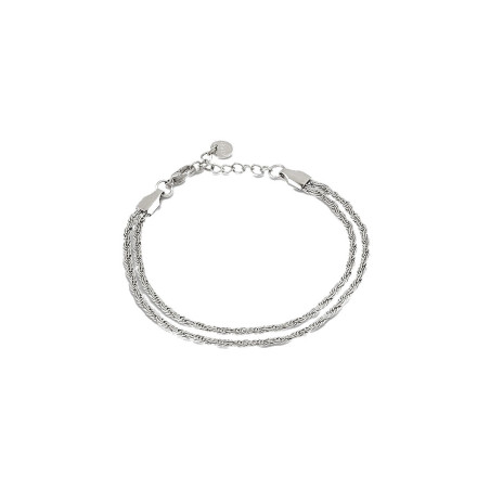 Bracciale Donna Ops Objects OPSBR-1017 Doppia Catena Acciaio Silver