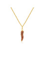 Collana Donna Ops Objects Corno Portafortuna OPSCL-1018 Acciaio Oro