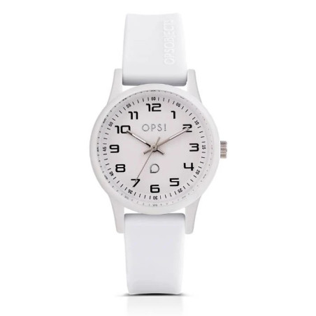 Orologio Donna Ops Objects OPSPW-1184 Silicone Bianco Pop 33mm