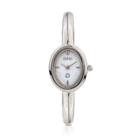 OPSOBJECTS OPSPW-1161 Orologio Donna Bangle Acciaio Silver Madreperla