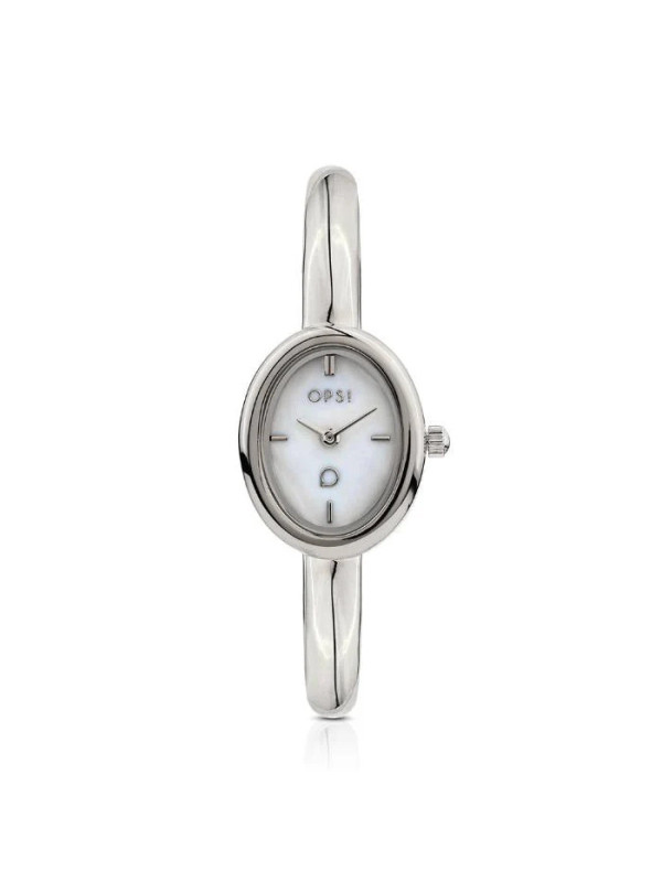 OPSOBJECTS OPSPW-1161 Orologio Donna Bangle Acciaio Silver Madreperla