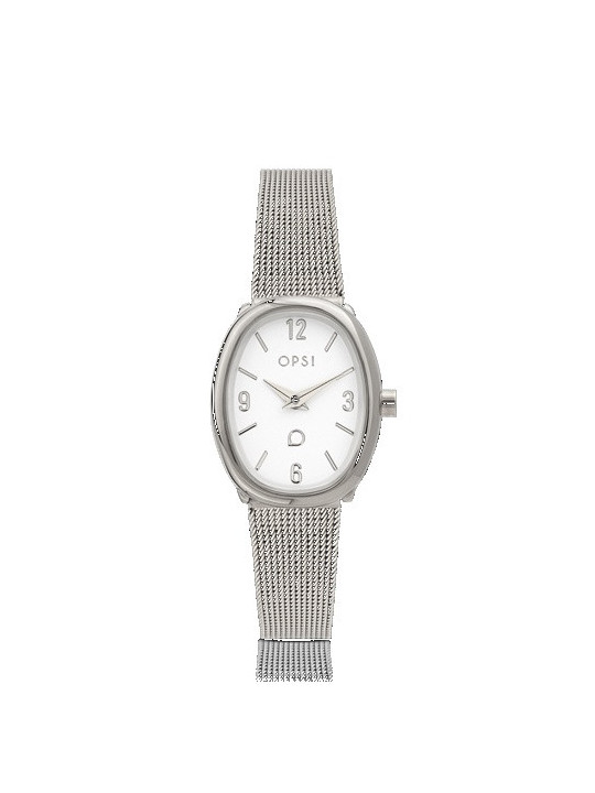 Orologio Donna OPSOBJECTS OPSPW-1125 Mesh Acciaio Silver