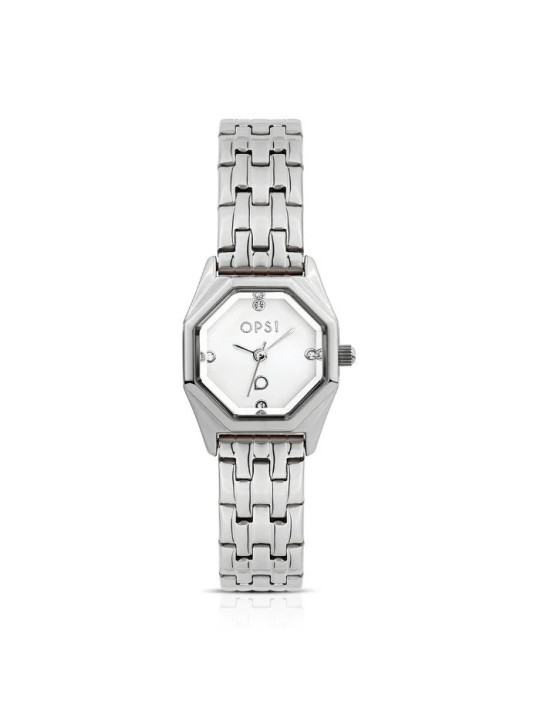 Orologio Donna OPSOBJECTS OPSPW-1163 Octagon Silver 21mm