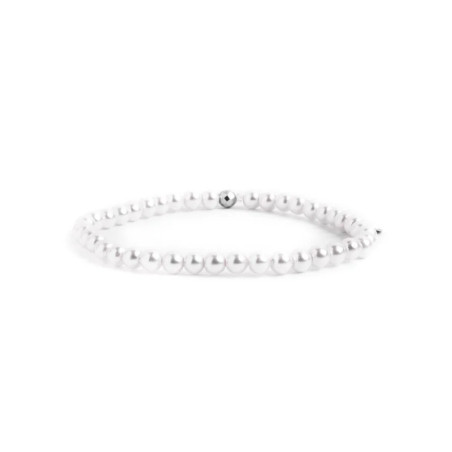 Bracciale Donna Marlù 15BR031-4 elastico sfere 4mm Silver