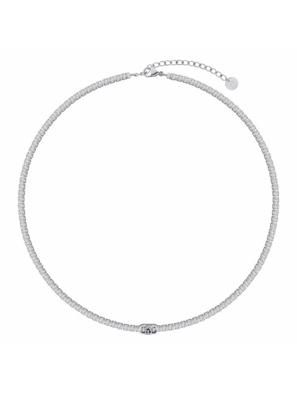 Collana Donna Liu Jo Essential LJ3209 Acciaio e Zirconi con Cuori