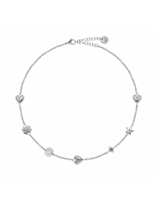 Collana Donna Liu Jo Essential LJ3175 Acciaio e Cristalli 45 cm