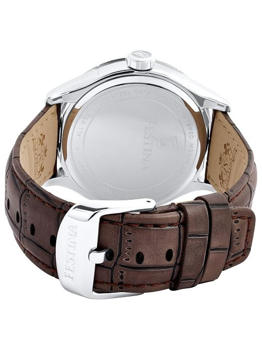 Orologio Uomo Festina F16573/9 Multifunzione con Cinturino in Pelle Marrone
