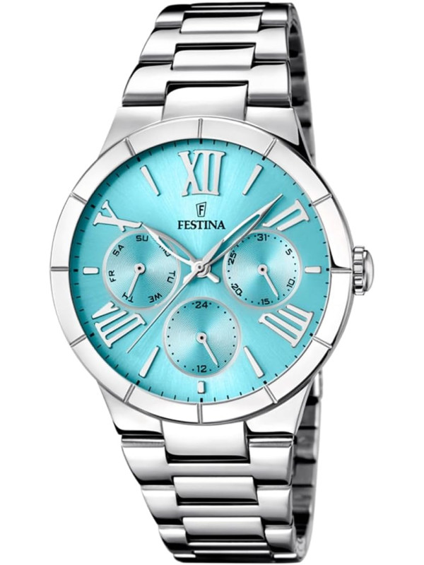 Orologio Donna Festina F16716/4 Multifunzione Acciaio Silver 37mm