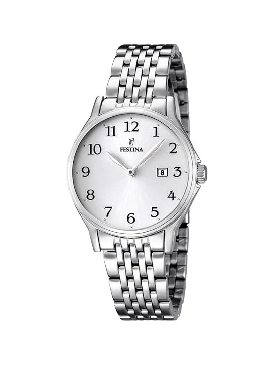 Orologio Donna Festina Acero Clásico F16748/1 Acciaio Silver 31mm