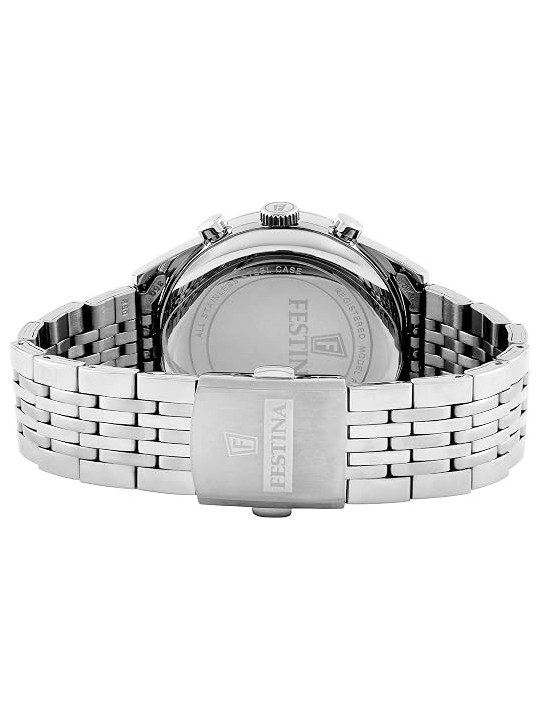 copy of Orologio Cronografo Uomo Festina F20285/3 Timeless in Acciaio Silver e Blu
