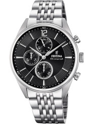 copy of Orologio Cronografo Uomo Festina F20285/3 Timeless in Acciaio Silver e Blu