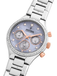 Orologio Donna Festina Boyfriend F20401/3 Acciaio Silver 36mm