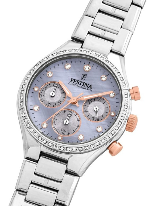 Orologio Donna Festina Boyfriend F20401/3 Acciaio Silver 36mm