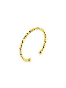 Anello Donna Marlù 18AN092G-F Acciaio Dorato Ritorto Regolabile